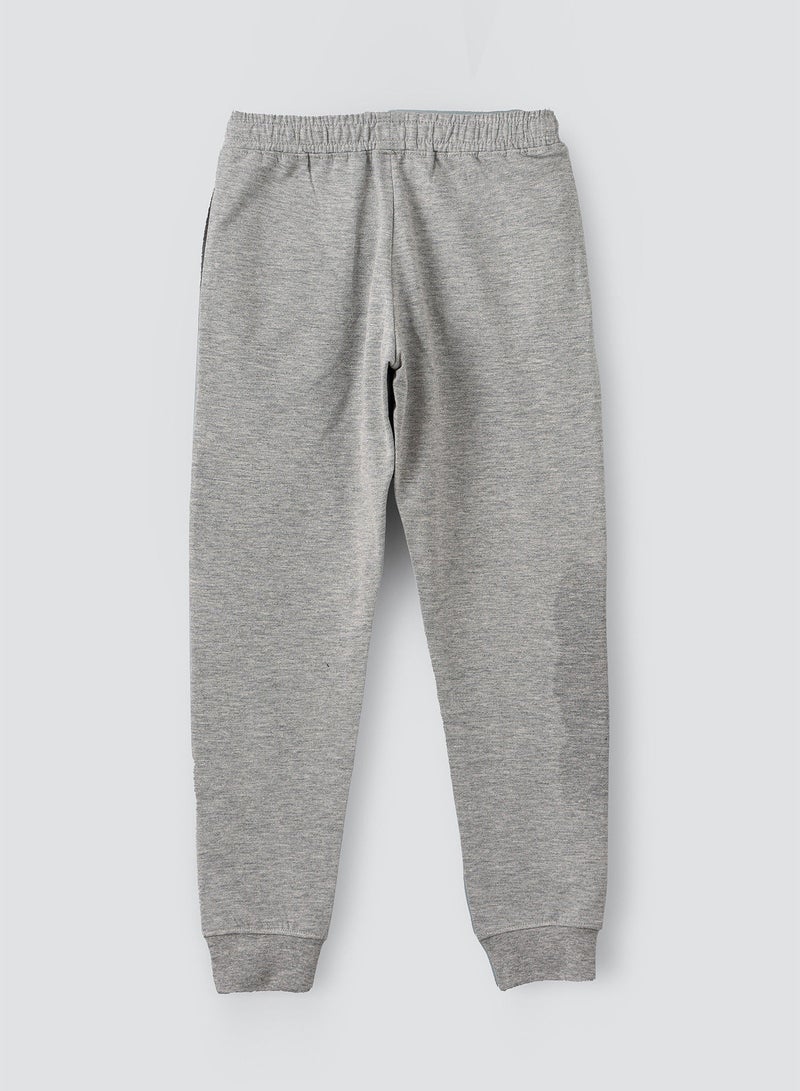 JAM Knit jogger with cut n sew panels at front - Image 2