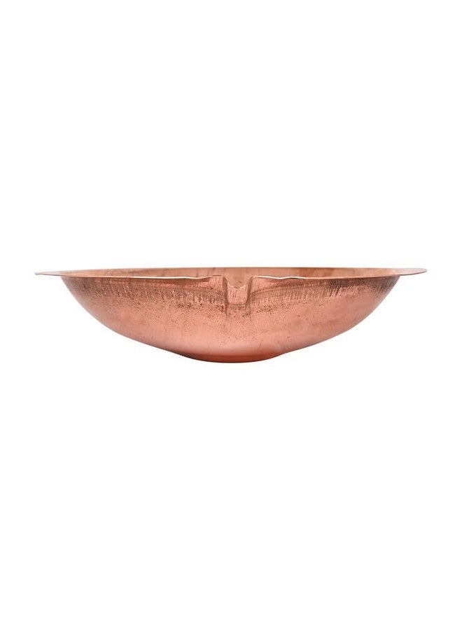 ROLIMOLI Copper Akhand Diya (Size 1) 25 Gm | High Quality Oil Lamp For Daily Puja & Other Religious Rituals, Home, Office & Temples Festive Gifts | Copper Diya For Home Decor (2Cm H X 8Cm L) - Image 4