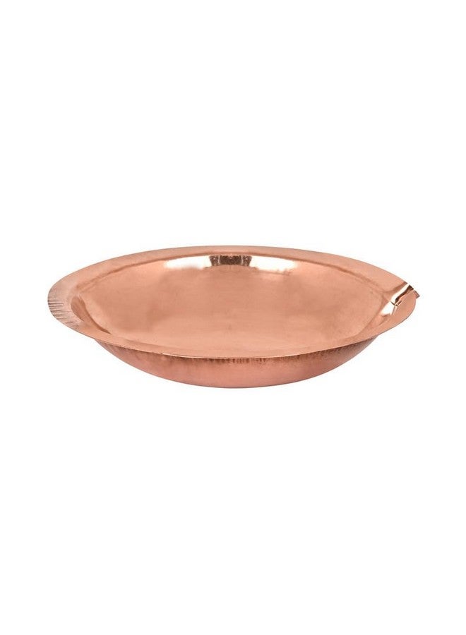 ROLIMOLI Copper Akhand Diya (Size 1) 25 Gm | High Quality Oil Lamp For Daily Puja & Other Religious Rituals, Home, Office & Temples Festive Gifts | Copper Diya For Home Decor (2Cm H X 8Cm L) - Image 3