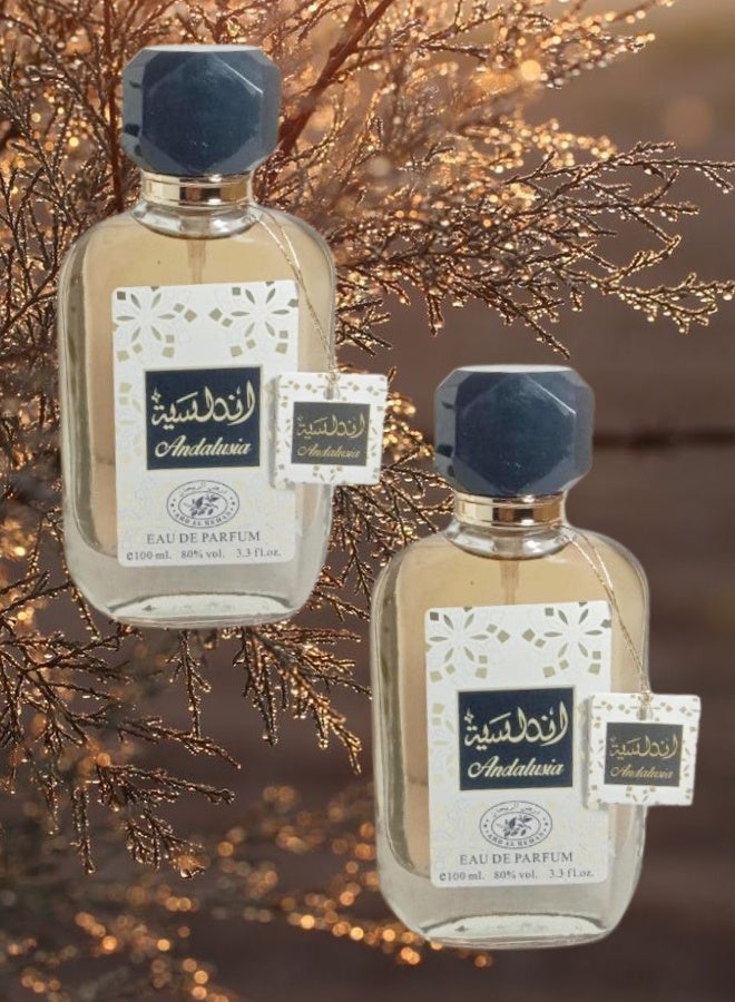 أرض الريحان 2 قطع عطر الأندلسية 100مل - Image 1