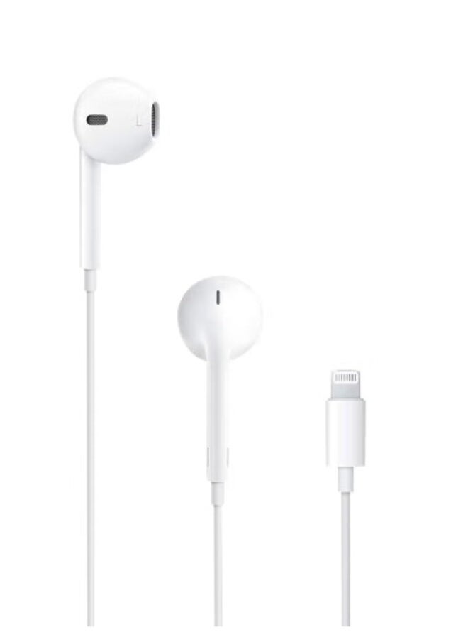 Generic - In-Ear Earphones With Lightning Connector White - Image 1