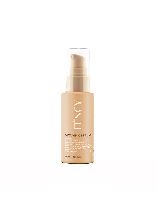 FÈNCY Vitamin C Serum 30ml | Skin Brightening | Prevent the Loss of Elasticity of the Skin, Hydrating | Suitable for Sensitive Skin | Vegan | Alcohol Free | Dermatologically Tested | No Food Coloring - Image 1