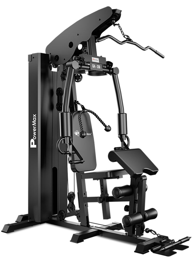 PowerMax Fitness PowerMax Fitness GH-350 Multifunction Home Gym | 73kg Weight Stack | Adjustable Weight | Max User Wt: 220kg |Strength Training Equipment|All-in-One Workout Station  - Image 1