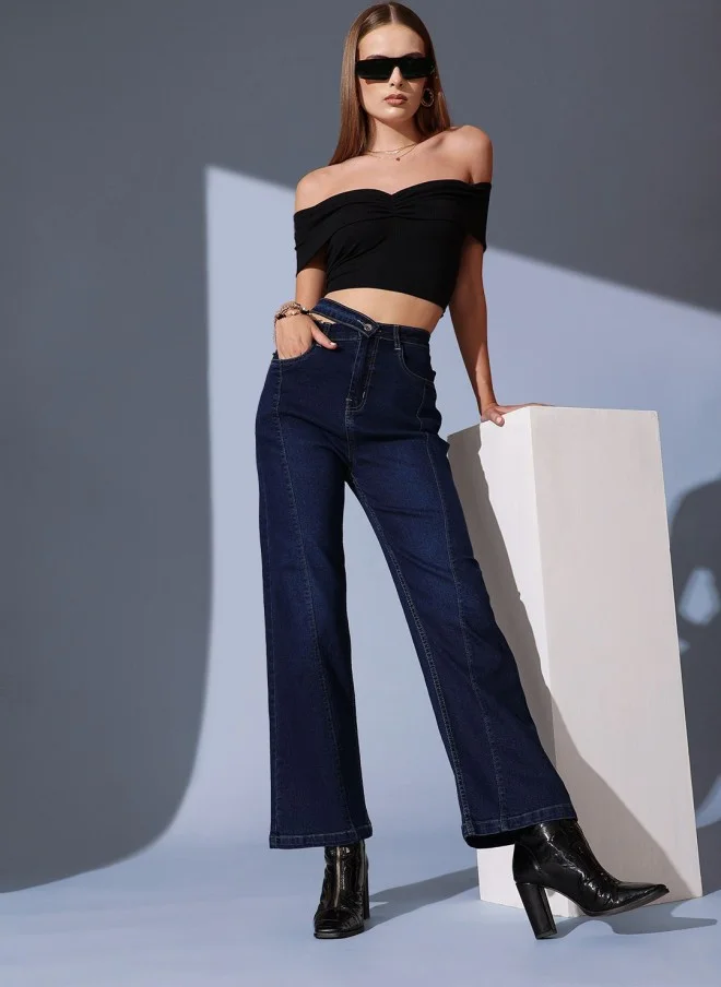 STREET 9 Bardot Crop Top for Women