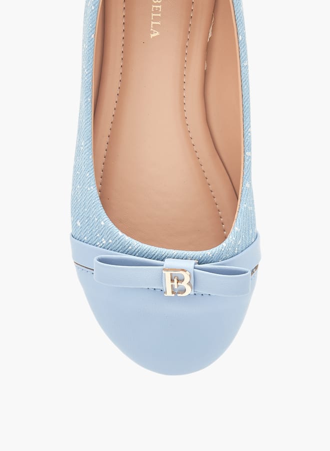 فلورا بيلا من شو إكسبرس حذاء باليرينا بناتي سهل الارتداء بلمسة معدنية - Image 4