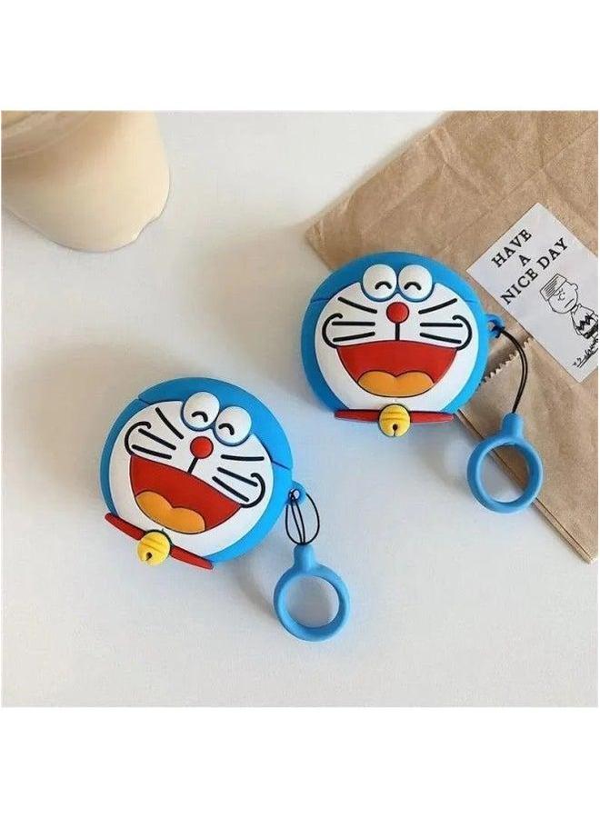 Koi Fish Headset Protective Cover For AirPodsPro2 4 Generation Apple 3 Cartoon Cute Soft Shell Trendy-Color:Jingle Cat With Ring-Applicable Models:Airpods 4th - Image 1