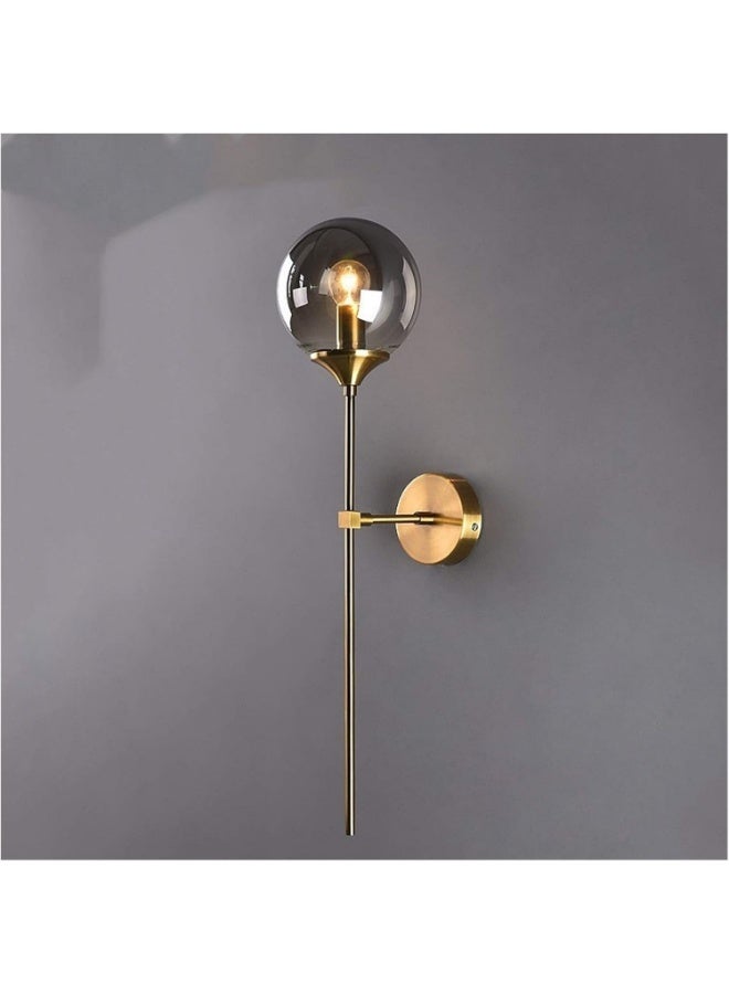 AFN Modern Vertical Wall Sconce with Globe Light Design, Elegant Decorative Wall Lamp for Bedroom Living Room Hallway, Energy Efficient LED Compatible | Wall Light, LED Sconce, Modern Lighting - Image 1