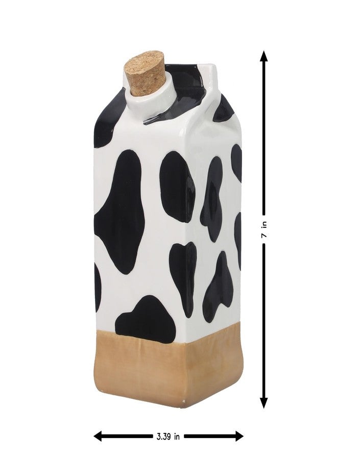 Young's Inc Ceramic Cow Vase, Boho Style Vases for Flowers, Minimalist Vases for Centerpieces, Entryway, Home Decor, Table, Living Room Decor, Shelf Décor (Set of 2) - Image 2