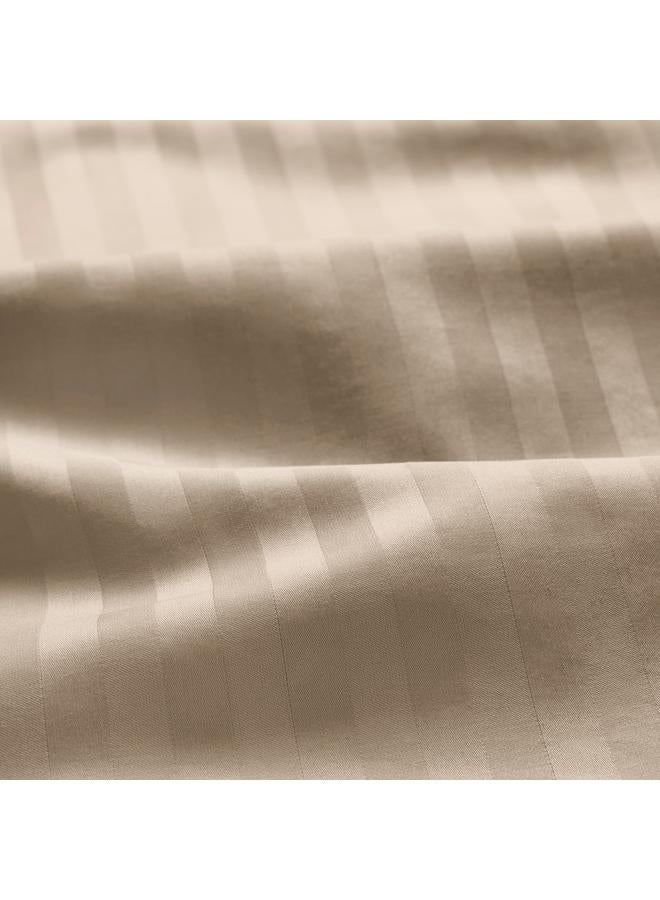 زبون غطاء لحاف وغطاء وسادة، بيج فاتح، 150×200/50×80 سم - Image 5