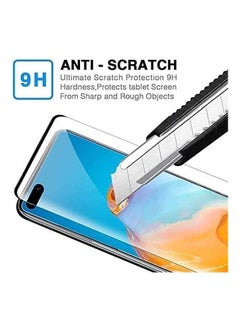 شيزي سوار بديل لهاتف هواوي P40 Pro واقي شاشة شفاف / أسود  - Image 2
