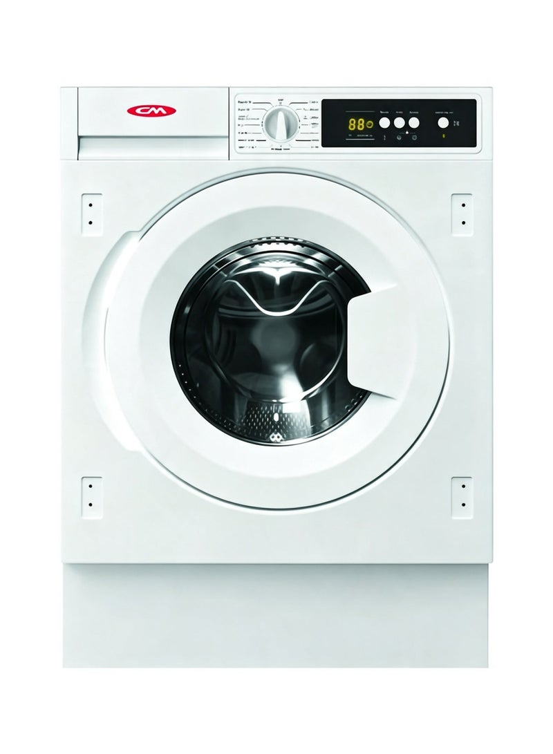 CM 1249T2 60cm Built-In Washing Machine – 7KG Capacity with LED Display, 15 Programs & A++ Energy Efficiency - Image 1