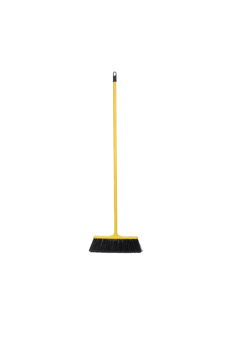 Royalford 39 cm Floor Broom with Long Wooden Handle- RF12832/ Large and Wide Head, Compatible with All Flooring Types - Image 1