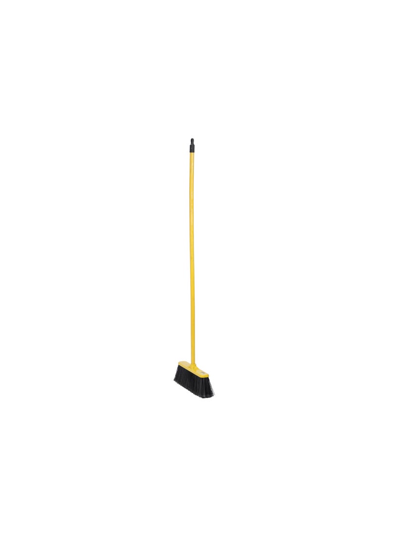 Royalford 39 cm Floor Broom with Long Wooden Handle- RF12832/ Large and Wide Head, Compatible with All Flooring Types - Image 2
