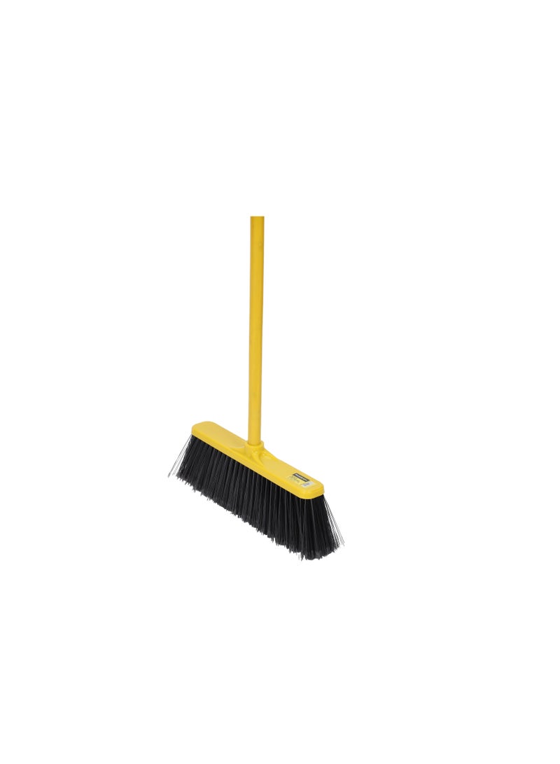 Royalford 39 cm Floor Broom with Long Wooden Handle- RF12832/ Large and Wide Head, Compatible with All Flooring Types - Image 4