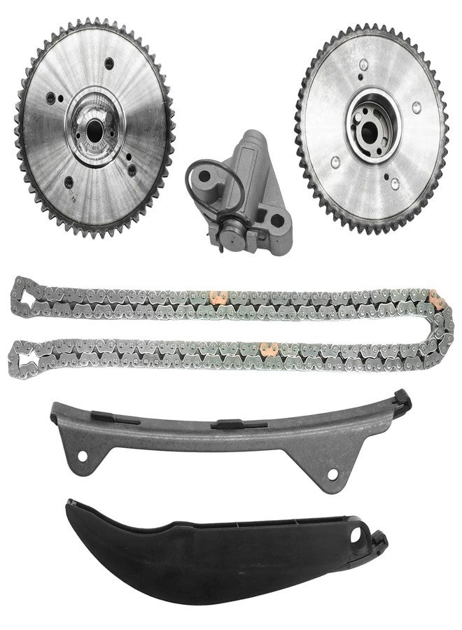 zuverlass 24321-2E000 Timing Chain Kit w/CVVT Gear for 2011-2014 Hyundai Elantra 1.8L, 2012-2013 Kia Soul 2.0L L4 Engine 24350-2E001 24370-2E000 with Guide Tensioner Cam Phaser Sprocket - Image 1