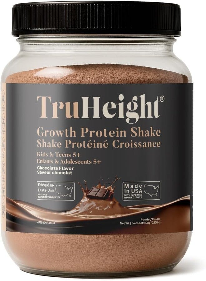 ترو هايت مشروب بروتين النمو TruHeight (بنكهة حليب الشوكولاتة، مصل اللبن) - تغذية مثالية للنمو والتطور الطبيعي - مسحوق بروتين للأطفال والمراهقين، مشروبات لزيادة الوزن - فيتامين للأطفال الذين يصعب إرضاؤهم في الطعام، مناسب للأطفال من عمر 4 سنوات فما فوق - Image 1