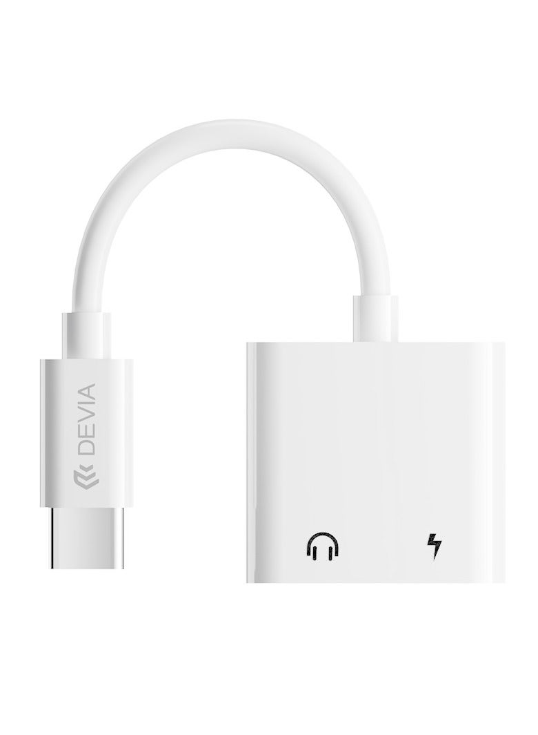 ديفيا محول اوكس Devia اوكس نقل واضح وبدون فقدان للإشارات الصوتية إلى سماعات الأذن الذكي من النوع C إلى النوع المزدوج من النوع C - Image 2