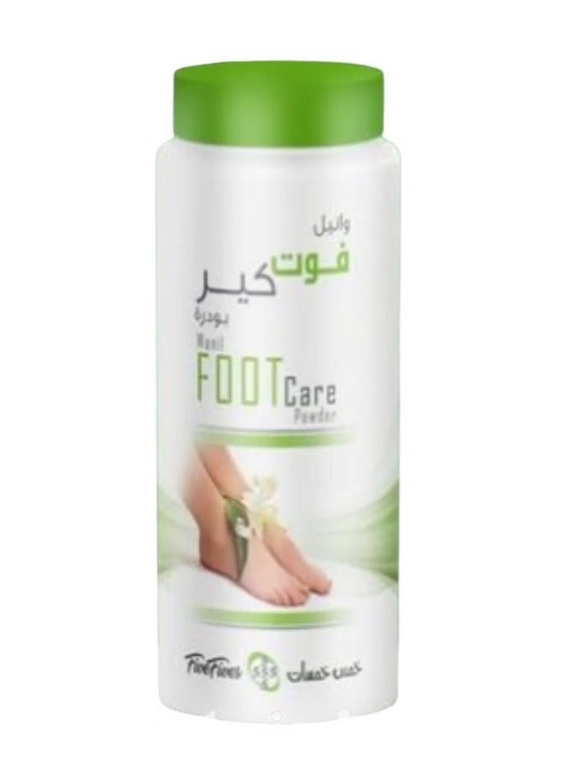 خمس خمسات فوت كير بودرة قدم مكونات طبيعية 75 جم