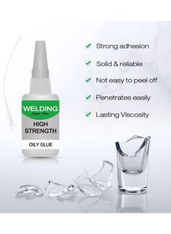 JUE-FISH Welding High-Strength Oily Glue, Jue Fish Glue, Super Glue Gel for Plastic Metal Leather (3PCS)  - Image 3
