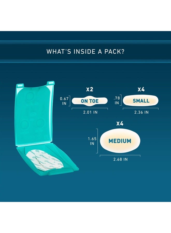 Compeed Advanced Blister Care 10 Count Mixed Sizes Pads (2 Packs), Hydrocolloid Bandages, Heel Patches, Blister on Foot, Blister Prevention & Treatment, Waterproof Cushions, Packaging May Vary - Image 4