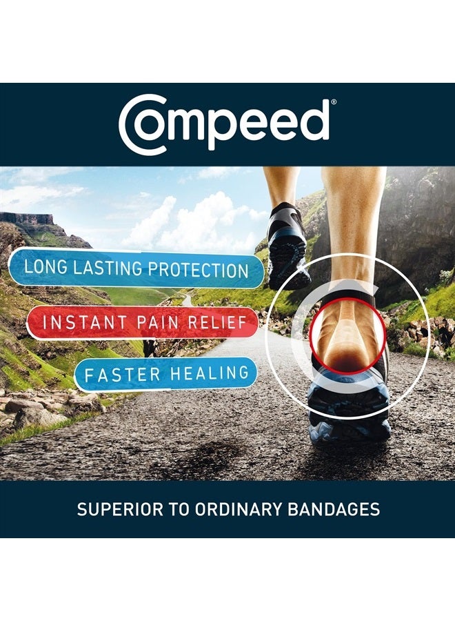 Compeed Advanced Blister Care 10 Count Mixed Sizes Pads (2 Packs), Hydrocolloid Bandages, Heel Patches, Blister on Foot, Blister Prevention & Treatment, Waterproof Cushions, Packaging May Vary - Image 3