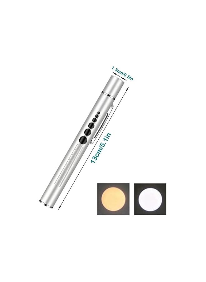 PROMASS promass Mini Flashlight, USB Rechargeable Dual Light Source Pocket Small Handy LED Torch Pen Flashlight with Stainless Steel Clip for Home and Outdoor Activities  - Image 3