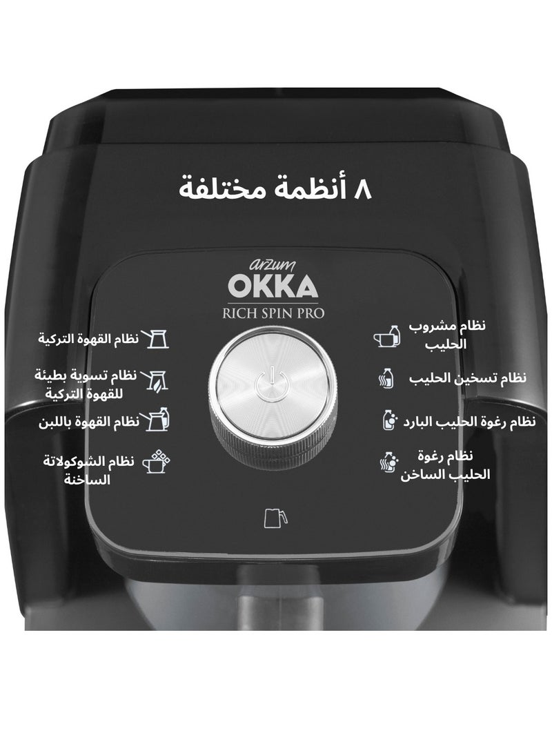ارزوم اوكا ماكينة صنع القهوة اوكا ريتش سبين برو - سعة 5 اكواب - 700 وات - 8 انظمة مختلفة  - Image 4