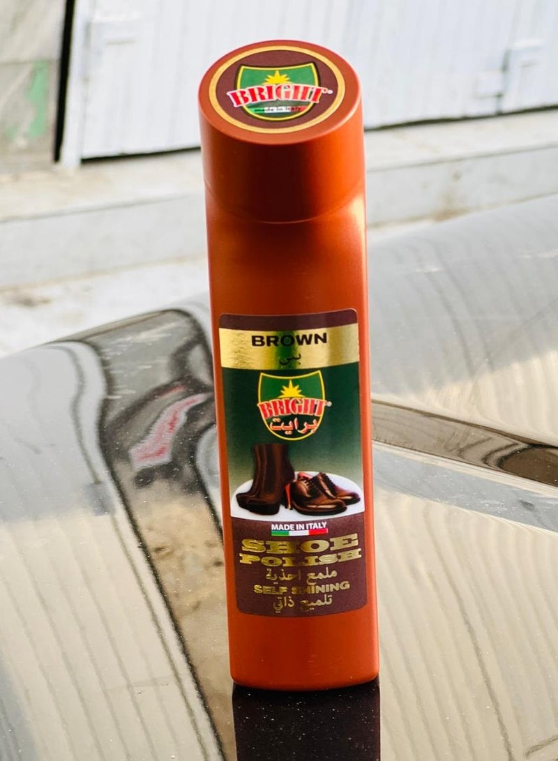 Bright Shoe Polish, Brown - Image 3