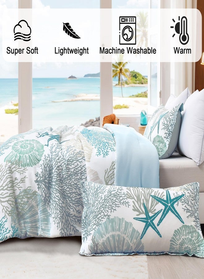 Tritard Comforter Bedding Set Full Size with Pillow Shams for All Season, C1 - Image 5