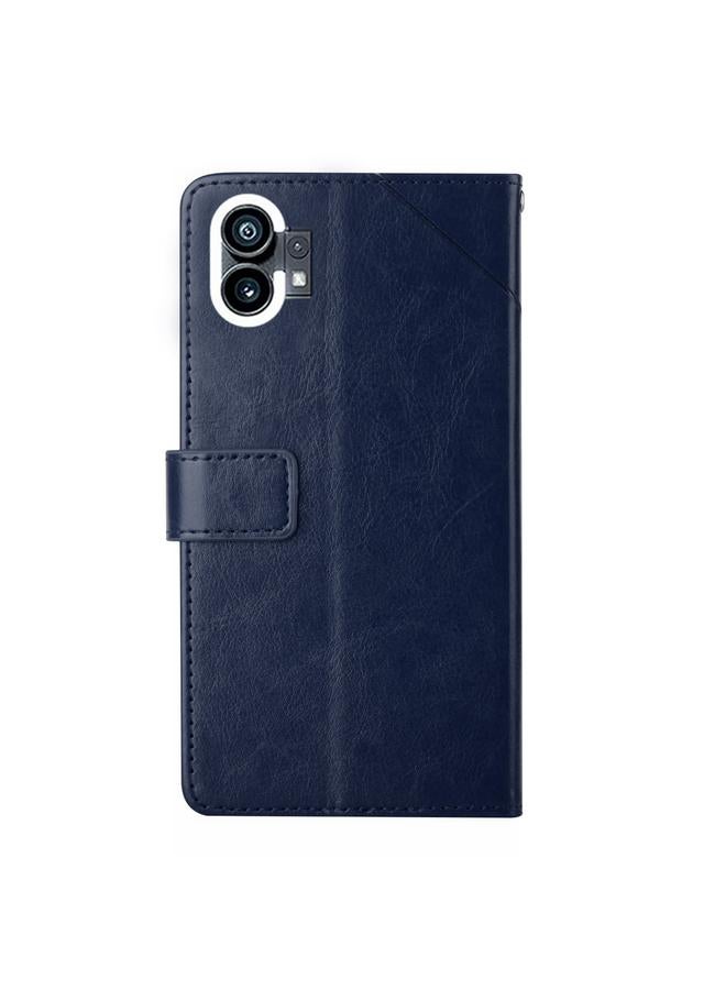 S-TOP Case For Nothing Phone 1 HT01 Y-shaped Pattern Flip Leather Phone Case - Image 3