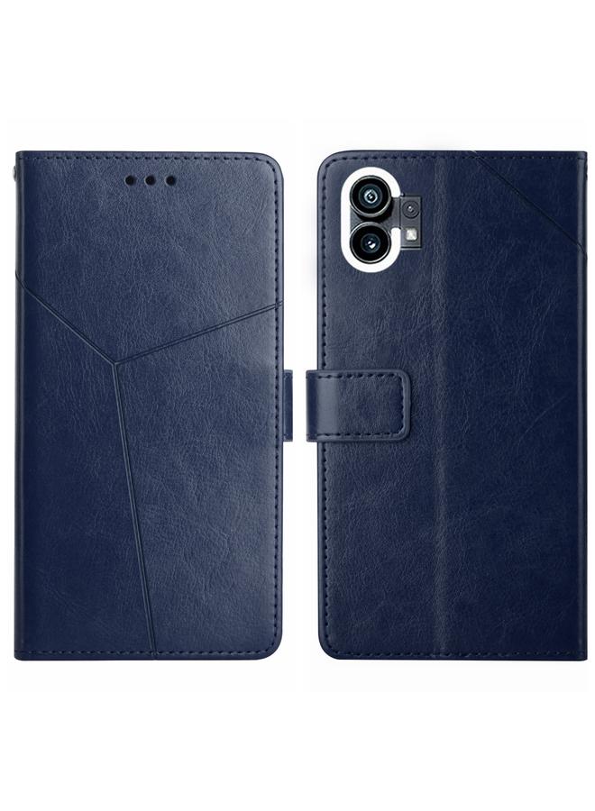 S-TOP Case For Nothing Phone 1 HT01 Y-shaped Pattern Flip Leather Phone Case - Image 1