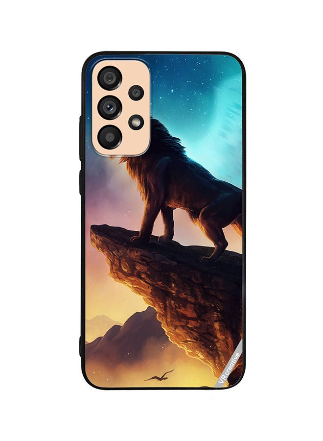 VR CREATIVE Protective Case Cover For Samsung Galaxy A73 5G Lion King Design Multicolour - Image 1
