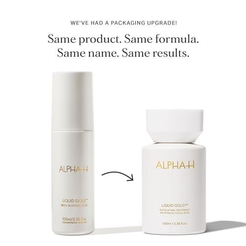ALPHA-H LIQUID GOLD EXFOLIATING TREATMENT WITH 5 GLYCOLIC ACID 100ml - Image 5