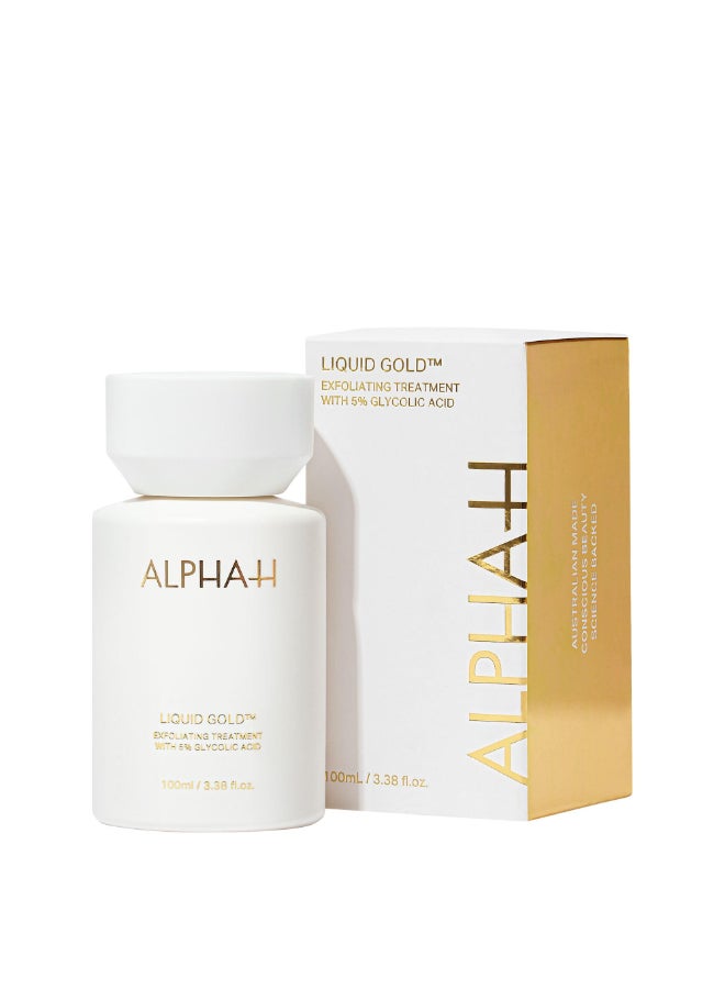 ALPHA-H LIQUID GOLD EXFOLIATING TREATMENT WITH 5 GLYCOLIC ACID 100ml - Image 3