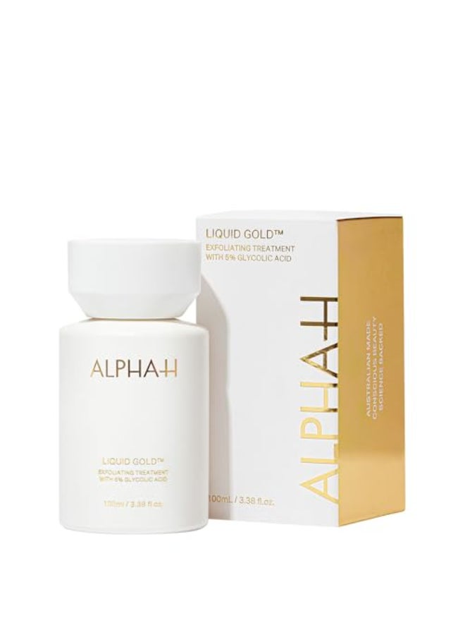 ALPHA-H LIQUID GOLD EXFOLIATING TREATMENT WITH 5 GLYCOLIC ACID 100ml - Image 1