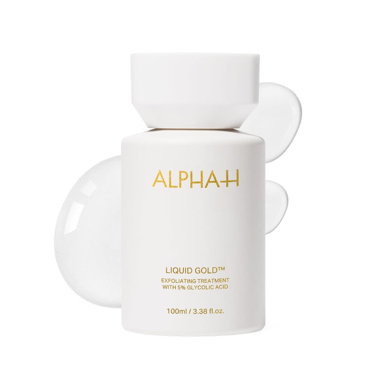 Alpha H Alpha-H Liquid Gold Exfoliating Treatment 5% Glycolic Acid 100ml - Brighten, Even Tone, Smooth Texture, Reduce Appearance of Fine Lines - At-Home Skin Renewal for All Skin Types - Image 2