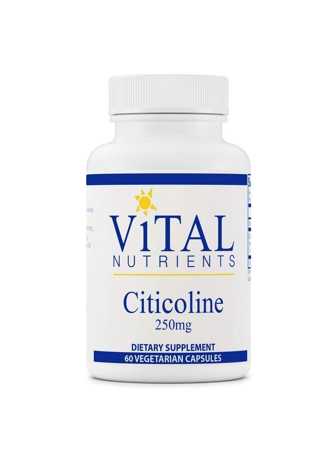Vital Nutrients Citicoline Mental Focus And Attention 60 Vegetarian Capsules Per Bottle 250 Mg - Image 1