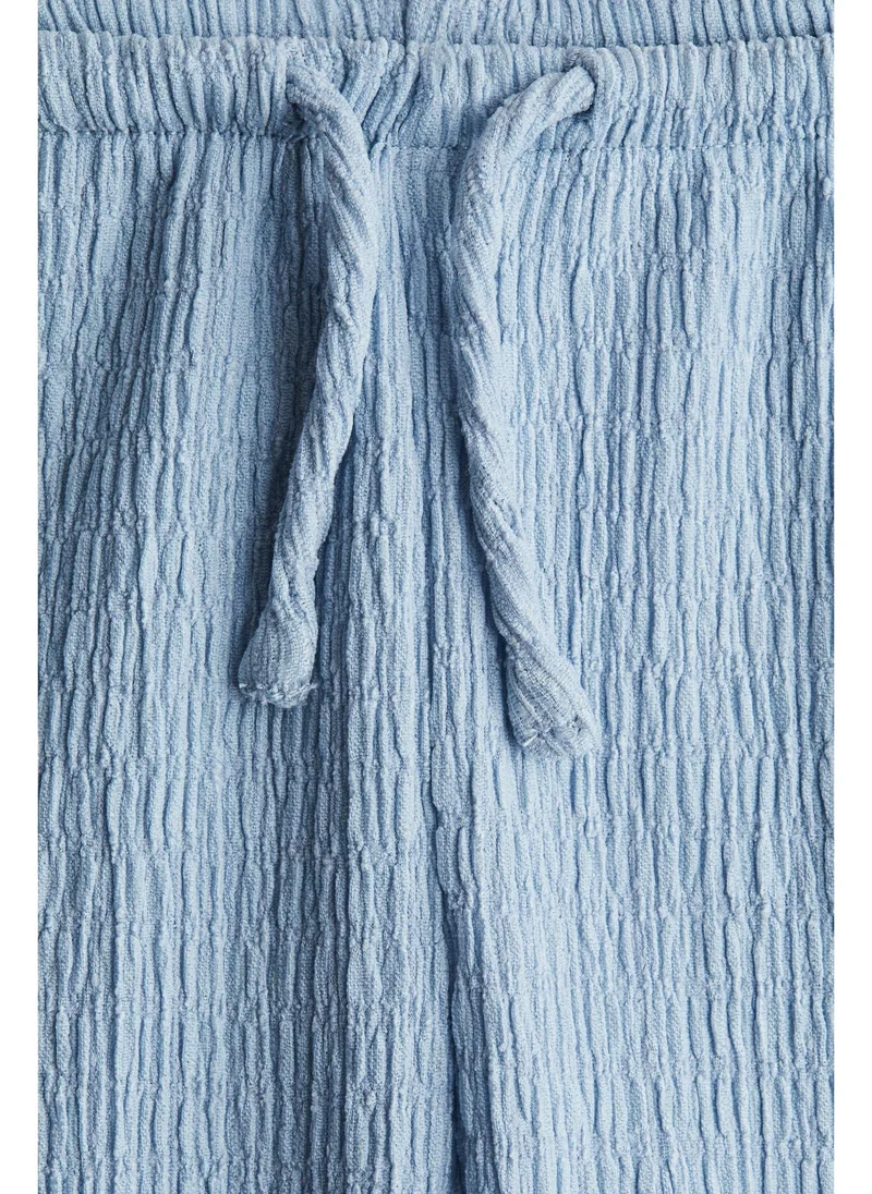 H&M Textured jersey trousers