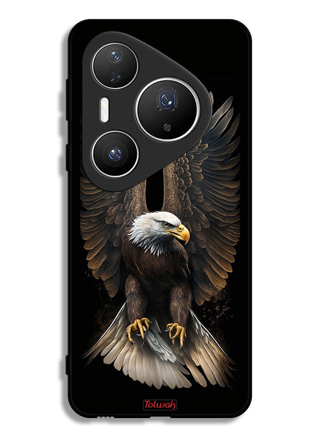 Tolwak Huawei Pura 80 Pro Protective Case Cover Eagle Spread Wings - Image 1