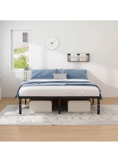 NANAO Easy to Assembled Sturdy Queen Size Bed Frame Heavy Duty Frame Metal Bed Frame Suitable for Bedroom  - Image 2
