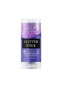 Purple Face Glitter Stick,Holographic Sequins Paint Sparkling Body Glitter Gel Makeup For Women. (Purple Face Glitter Stick) - pzsku/Z8115CD5595E7C5470341Z/45/_/1733729743/f12dc451-f3fc-409f-b139-d253c00c782d