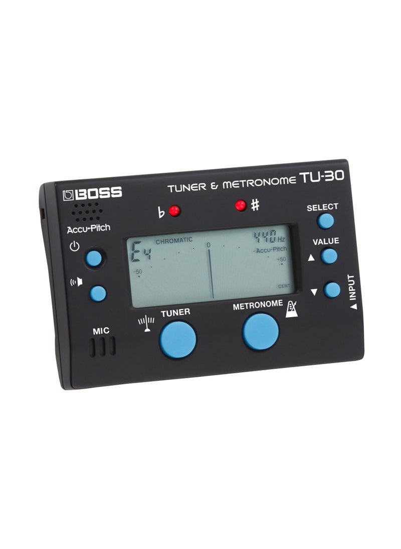 BOSS BOSS TU-30 Tuner and Metronome  - Image 3
