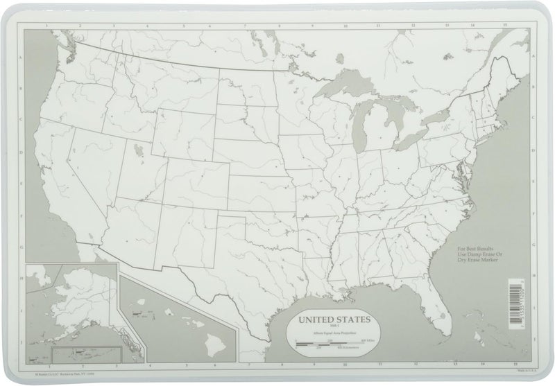 Painless Learning Map of USA Placemat Large - Image 2