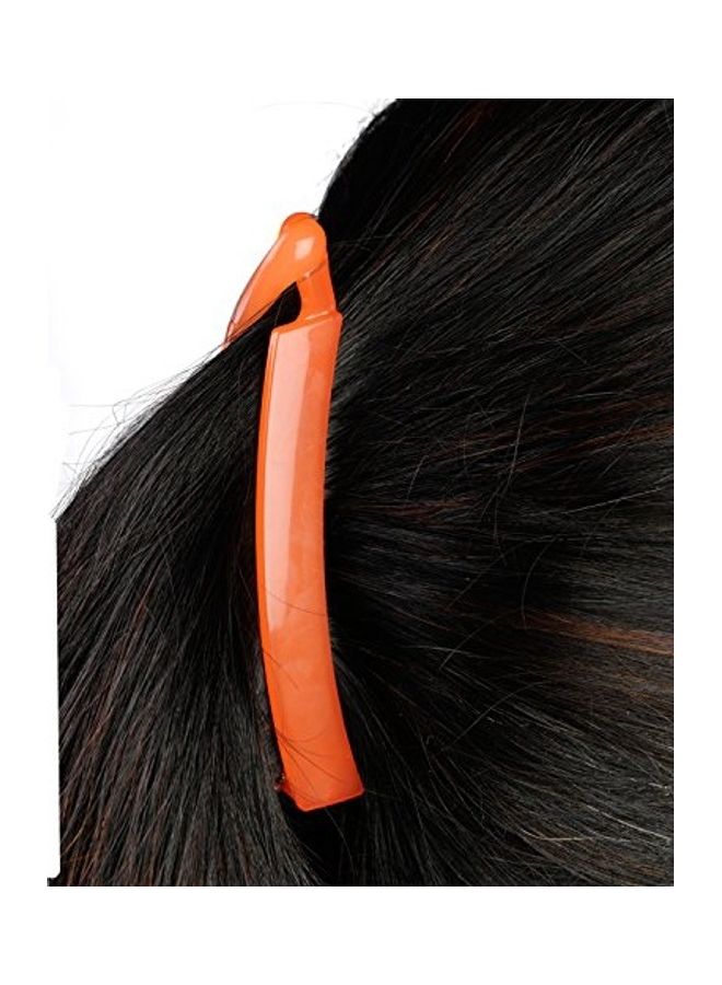 ACCESSHER 12 Piece Banana Hair Claw Clip Multicolour - Image 2