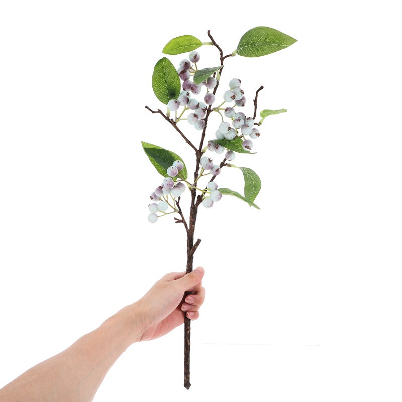 Simulation Berry Branch Pick Realistic Fake Branch Stem Realistic Artificial Branch Lifelike Berry Stem Holiday Party Decoration - Image 2