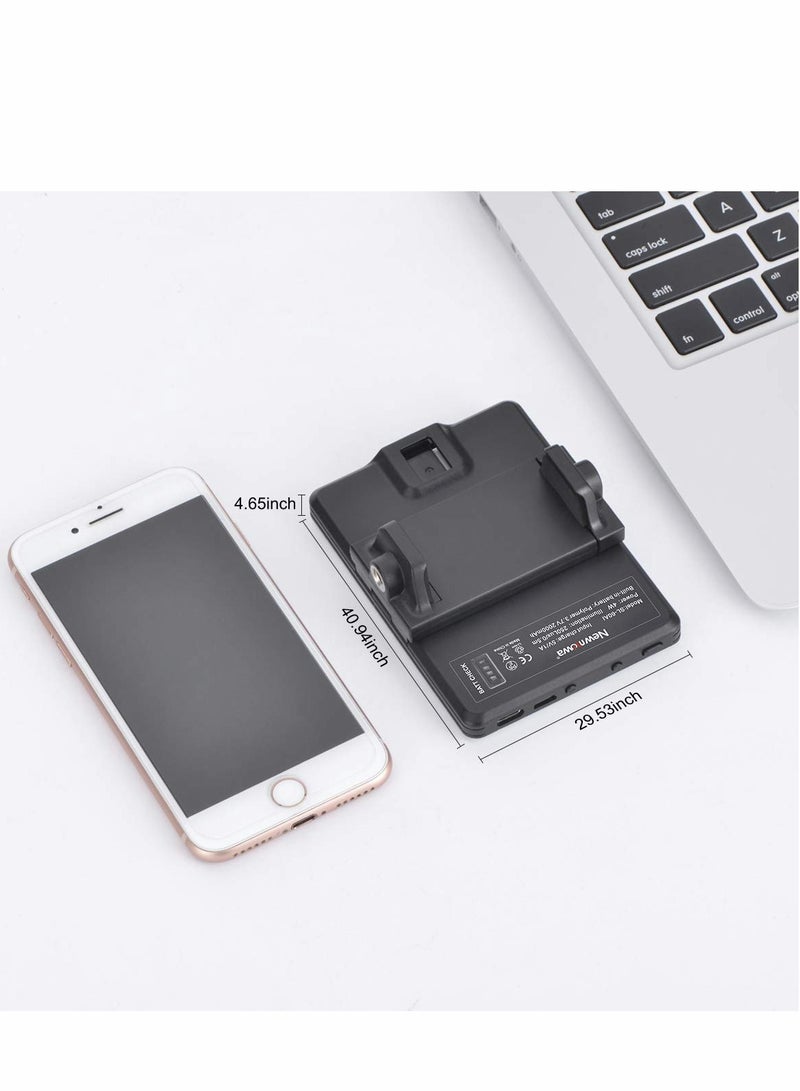 DUSALA LED High Power Rechargeable Clip Fill Video Light, Conference Kit 3 Modes, for Phone, iPad, Laptop - Image 5