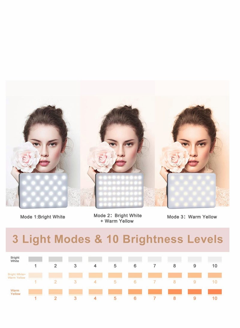 DUSALA LED High Power Rechargeable Clip Fill Video Light, Conference Kit 3 Modes, for Phone, iPad, Laptop - Image 3