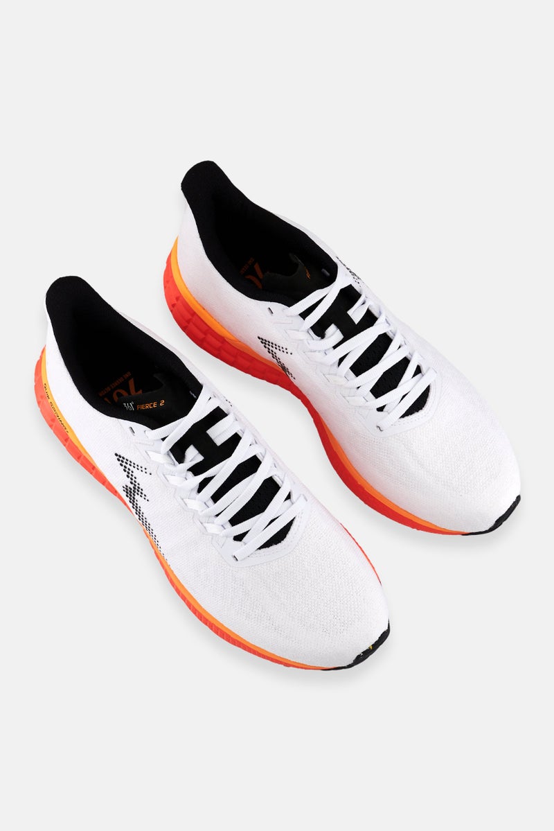 361 Degrees أحذية جري نسائية مزينة بالدانتيل، بيضاء - Image 3