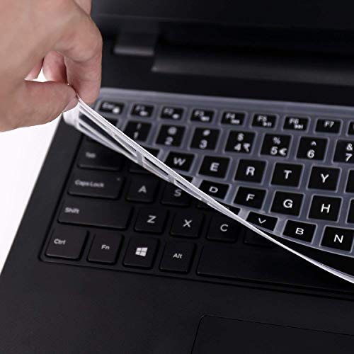 RAYA Silicone Keyboard Skin Cover for Dell G15 Series 15.6 inch Laptops | DELL G15 Series - (5510/5511 / 5515/5520 / 5525/5530 / 5535) Gaming Laptop Keyboard Cover (Black Silicone) - Image 3