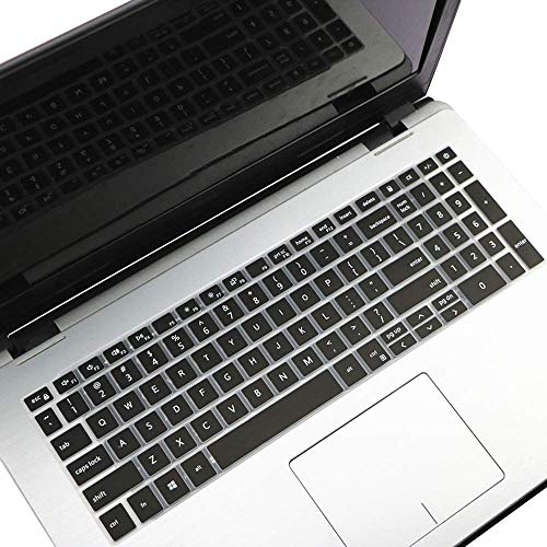RAYA Silicone Keyboard Skin Cover for Dell G15 Series 15.6 inch Laptops | DELL G15 Series - (5510/5511 / 5515/5520 / 5525/5530 / 5535) Gaming Laptop Keyboard Cover (Black Silicone) - Image 4